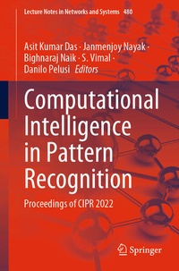 Enlarge image Cover: Computational Intelligence in Pattern Recognition - Springer
