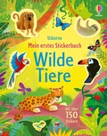 Cover: Mein erstes Stickerbuch: Wilde Tiere - Usborne