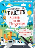 Cover: Tsch&uuml;ss-Langeweile-Karten: Spiele f&uuml;r die Flugreise - Usborne