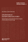 Cover: Explorations in Eastern Christian Liturgy - Aschendorff