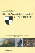 Bild: Zeitschrift für Hohenzollerische Geschichte - Kohlhammer
