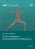 Cover: Ein Text in Bewegung - Georg Olms Verlag