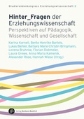 Cover: Hinter_Fragen der Erziehungswissenschaft - Verlag Barbara Budrich