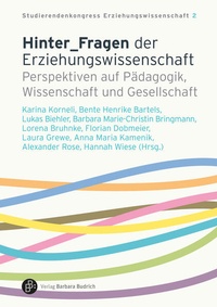 Abbildung von: Hinter_Fragen der Erziehungswissenschaft - Verlag Barbara Budrich