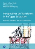 Cover: Perspectives on Transitions in Refugee Education - Verlag Barbara Budrich