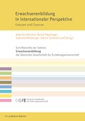 Cover: Erwachsenenbildung in internationaler Perspektive - Verlag Barbara Budrich
