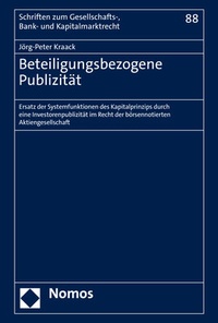 Abbildung von: Beteiligungsbezogene Publizität - Nomos