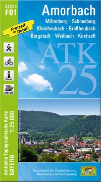 Abbildung von: ATK25-F01 Amorbach (Amtliche Topographische Karte 1:25000) - Landesamt für Digitalisierung, Breitband und Vermessung, Bayern