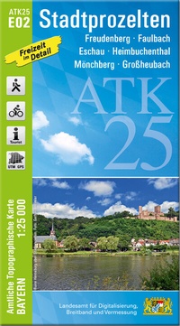 Abbildung von: ATK25-E02 Stadtprozelten (Amtliche Topographische Karte 1:25000) - Landesamt für Digitalisierung, Breitband und Vermessung, Bayern