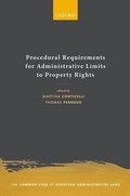 Cover: Procedural Requirements for Administrative Limits to Property Rights - Oxford University Press