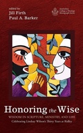 Cover: Honoring the Wise - Wipf & Stock Publishers