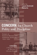 Cover: Concern for Church Polity and Discipline - Wipf and Stock Publishers