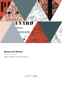 Enlarge image Cover: Revue de l'Orient - Hachette Livre Bnf