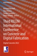 Cover: Third RILEM International Conference on Concrete and Digital Fabrication - Springer