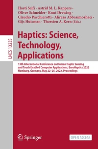 Abbildung von: Haptics: Science, Technology, Applications - Springer