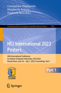 Abbildung von: HCI International 2022 Posters - Springer