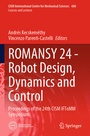 Cover: ROMANSY 24 - Robot Design, Dynamics and Control - Springer