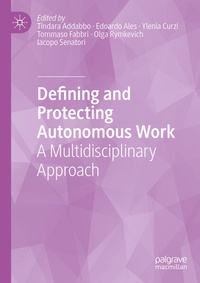 Enlarge image Cover: Defining and Protecting Autonomous Work - Palgrave Macmillan