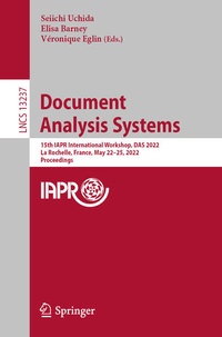 Enlarge image Cover: Document Analysis Systems - Springer