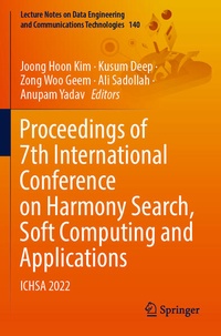 Enlarge image Cover: Proceedings of 7th International Conference on Harmony Search, Soft Computing and Applications - Springer