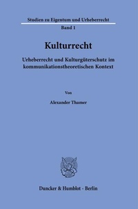 Abbildung von: Kulturrecht. - Duncker & Humblot
