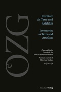Cover: &Ouml;sterreichische Zeitschrift f&uuml;r Geschichtswissenschaften 32/3/2021 - Studien Verlag