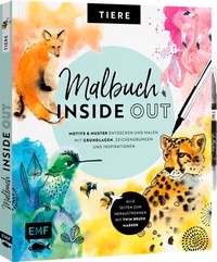 Abbildung von: Malbuch Inside Out: Watercolor Tiere - Edition Michael Fischer / EMF Verlag