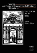 Cover: Papers on French Seventeenth Century Literature Vol. XLVIII (2021), No. 95 - Narr Francke Attempto