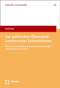Abbildung von: Zur politischen Ökonomie kommunaler Unternehmen - Nomos