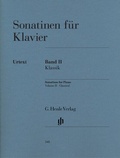 Cover: Klaviermusik (Auswahlband) - Sonatinen f&uuml;r Klavier - Band II, Klassik - Henle, G&uuml;nter