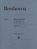 Cover: Ludwig van Beethoven - Klarinettentrios B-dur op. 11 und Es-dur op. 38 f&uuml;r Klavier, Klarinette (Violine) und Violoncello - Henle, G&uuml;nter