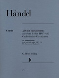 Cover: Georg Friedrich H&auml;ndel - Air mit Variationen aus der Suite E-dur HWV 430 Grobschmied-Variationen - Henle, G&uuml;nter
