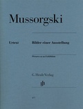 Cover: Modest Mussorgski - Bilder einer Ausstellung - Henle, G&uuml;nter