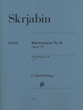 Cover: Alexander Skrjabin - Klaviersonate Nr. 10 op. 70 - Henle, G&uuml;nter