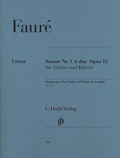 Cover: Gabriel Faur&eacute; - Violinsonate Nr. 1 A-dur op. 13 - Henle, G&uuml;nter