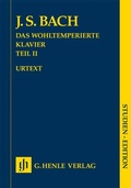 Cover: Johann Sebastian Bach - Das Wohltemperierte Klavier Teil II BWV 870-893 - Henle, G&uuml;nter