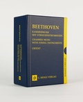 Cover: Ludwig van Beethoven - Kammermusik mit Streichinstrumenten - 13 B&auml;nde im Schuber - Henle, G&uuml;nter