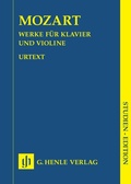 Cover: Wolfgang Amadeus Mozart - Werke f&uuml;r Klavier und Violine - Henle, G&uuml;nter