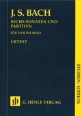 Cover: Johann Sebastian Bach - Sonaten und Partiten BWV 1001-1006 f&uuml;r Violine solo - Henle, G&uuml;nter