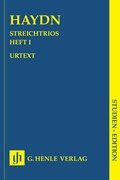 Cover: Joseph Haydn - Streichtrios, Heft I - Henle, G&uuml;nter