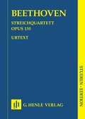 Cover: Ludwig van Beethoven - Streichquartett F-dur op. 135 - Henle, G&uuml;nter