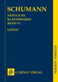 Cover: Robert Schumann - S&auml;mtliche Klavierwerke, Band VI - Henle, G&uuml;nter