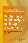 Cover: Mindful Topics on Risk Analysis and Design of Experiments - Springer