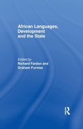 Cover: African Languages, Development and the State - Routledge