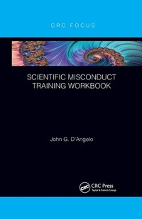 Enlarge image Cover: Scientific Misconduct Training Workbook - CRC Press