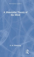Cover: A Materialist Theory of the Mind - Routledge