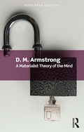 Cover: A Materialist Theory of the Mind - Routledge