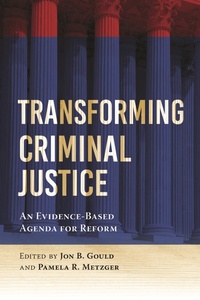 Abbildung von: Transforming Criminal Justice - New York University Press