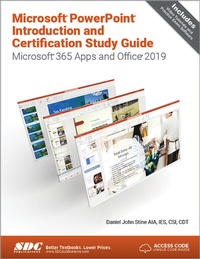 Abbildung von: Microsoft PowerPoint Introduction and Certification Study Guide - SDC Publications