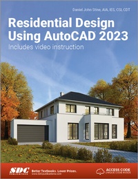 Enlarge image Cover: Residential Design Using AutoCAD 2023 - SDC Publications